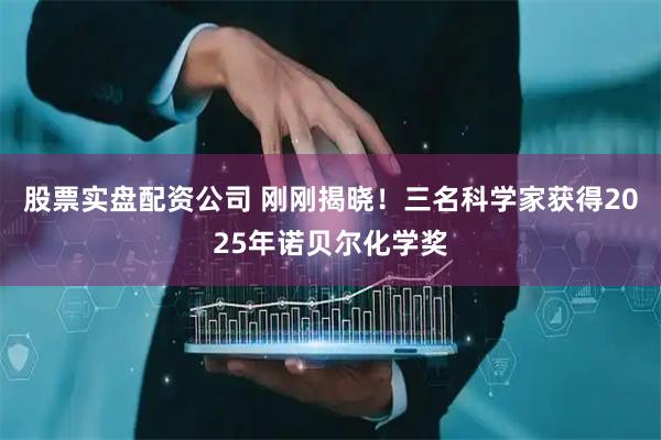 股票实盘配资公司 刚刚揭晓！三名科学家获得2025年诺贝尔化学奖