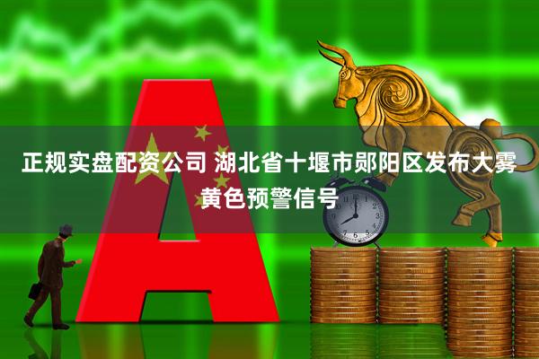 正规实盘配资公司 湖北省十堰市郧阳区发布大雾黄色预警信号